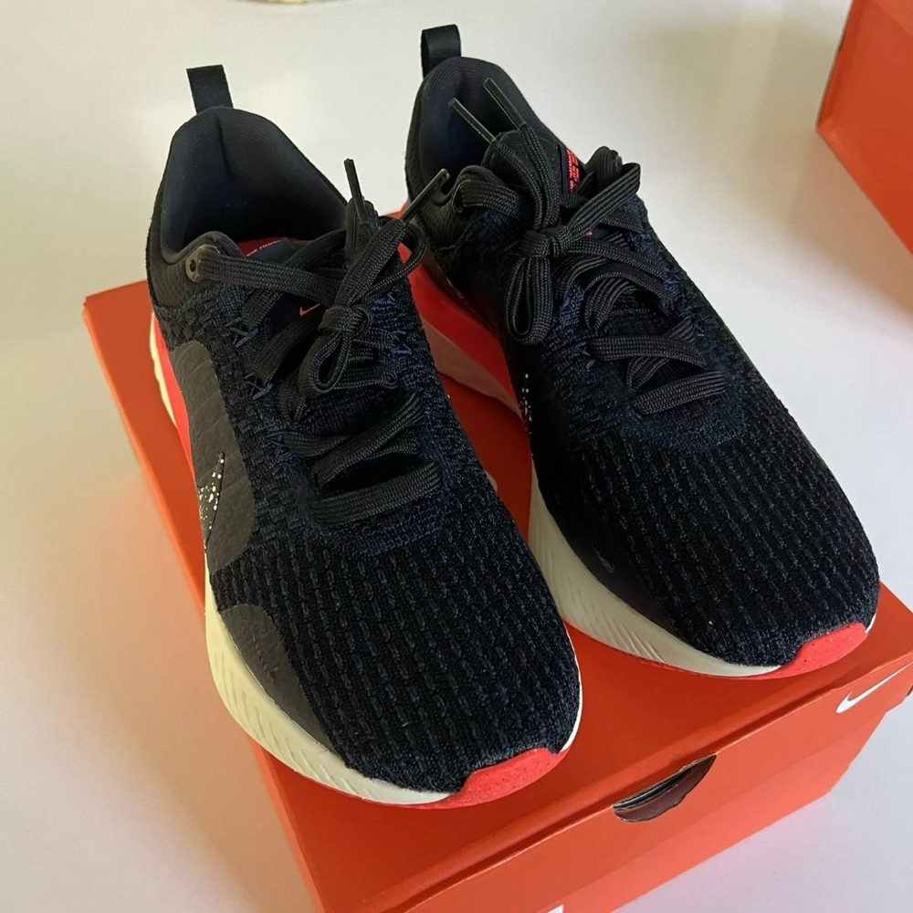Nike React Infinity Run FK3 Black/Black obsidian Men’s 11 New In Box fly knit